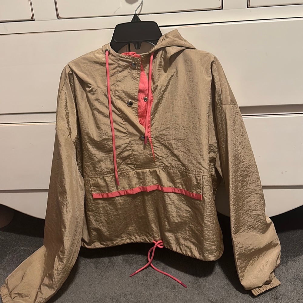 Pacsun cropped rain coat/ windbreaker